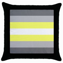 Deminonbinary Pride Flag Lgbtq Throw Pillow Case (black) by lgbtnation