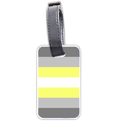 Deminonbinary Pride Flag Lgbtq Luggage Tag (one Side) by lgbtnation