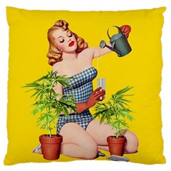 Cannabis Grower - Standard Flano Cushion Case (two Sides) by RetroCrazy