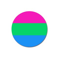 Polysexual Pride Flag Lgbtq Magnet 3  (round)