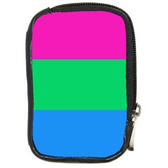 Polysexual Pride Flag Lgbtq Compact Camera Leather Case by lgbtnation