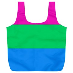 Polysexual Pride Flag Lgbtq Full Print Recycle Bag (xxl) by lgbtnation