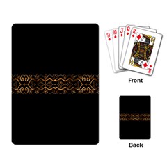 Luxury Ornate Minimal Style Dark Print Playing Cards Single Design (rectangle) by dflcprintsclothing