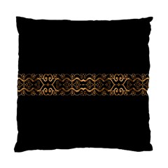 Luxury Ornate Minimal Style Dark Print Standard Cushion Case (two Sides) by dflcprintsclothing