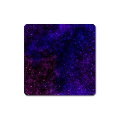 Blue,pink,red And Purple Galaxy Square Magnet by Dazzleway