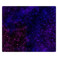 Blue,pink,red And Purple Galaxy Double Sided Flano Blanket (small)  by Dazzleway