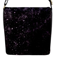 Pink Gray Galaxy Flap Closure Messenger Bag (s) by Dazzleway