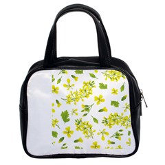 Yellow Flowers Classic Handbag (Two Sides)