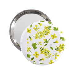 Yellow Flowers 2 25  Handbag Mirrors by designsbymallika