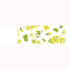 Yellow Flowers Large Bar Mats by designsbymallika