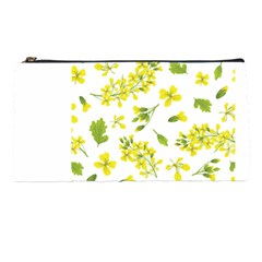 Yellow Flowers Pencil Case by designsbymallika