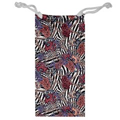 Zebra Chain Pattern Jewelry Bag by designsbymallika