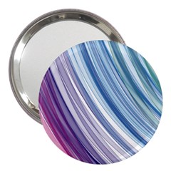 Rainbow Stripes 3  Handbag Mirrors by Dazzleway