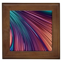 Metallic rainbow Framed Tile