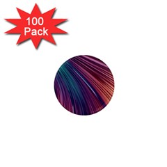 Metallic rainbow 1  Mini Magnets (100 pack) 