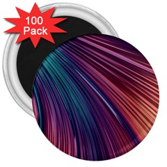 Metallic rainbow 3  Magnets (100 pack)