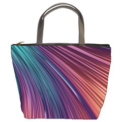 Metallic rainbow Bucket Bag