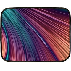 Metallic rainbow Double Sided Fleece Blanket (Mini) 