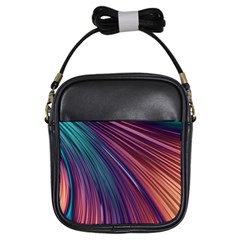 Metallic rainbow Girls Sling Bag