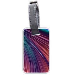 Metallic Rainbow Luggage Tag (one Side)