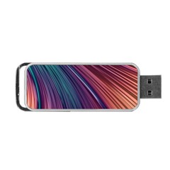 Metallic rainbow Portable USB Flash (One Side)