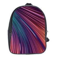 Metallic rainbow School Bag (XL)