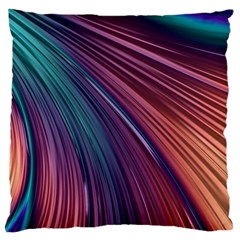 Metallic Rainbow Standard Flano Cushion Case (two Sides) by Dazzleway