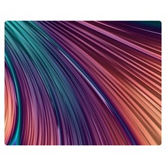 Metallic rainbow Double Sided Flano Blanket (Medium) 