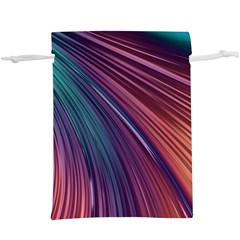 Metallic rainbow  Lightweight Drawstring Pouch (XL)