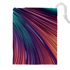 Metallic rainbow Drawstring Pouch (5XL)