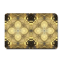 Black And Gold Small Doormat 