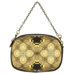 Black And Gold Chain Purse (two Sides) by Dazzleway