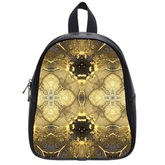 Black And Gold School Bag (small) by Dazzleway