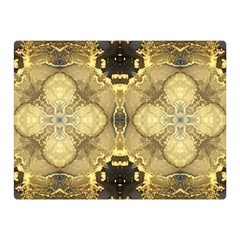 Black And Gold Double Sided Flano Blanket (mini)  by Dazzleway