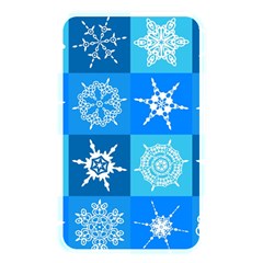 Snowflakes Memory Card Reader (rectangular)