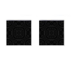 Black And Gray Cufflinks (square) by Dazzleway