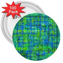 Mosaic Tapestry 3  Buttons (100 Pack)  by essentialimage