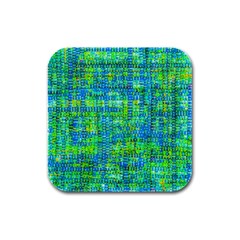 Mosaic Tapestry Rubber Square Coaster (4 Pack)  by essentialimage