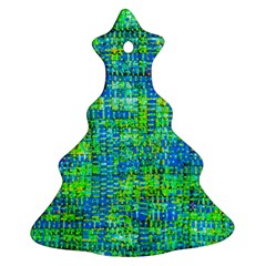 Mosaic Tapestry Ornament (christmas Tree)  by essentialimage