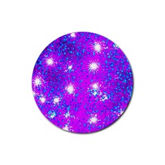 Privet Hedge With Starlight Rubber Coaster (round)  by essentialimage