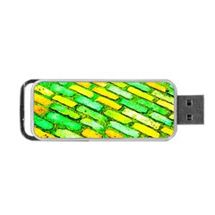 Diagonal Street Cobbles Portable Usb Flash (one Side) by essentialimage