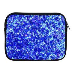 Blue Sequin Dreams Apple Ipad 2/3/4 Zipper Cases by essentialimage