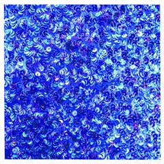 Blue Sequin Dreams Wooden Puzzle Square by essentialimage