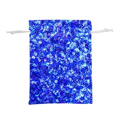 Blue Sequin Dreams Lightweight Drawstring Pouch (s) by essentialimage
