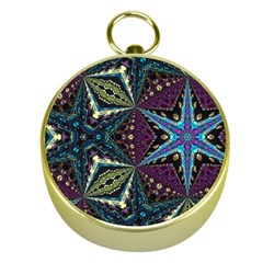 Ornate Star Gold Compasses by Dazzleway