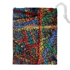 Crackle Drawstring Pouch (5xl) by WILLBIRDWELL