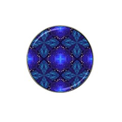 Blue ornate Hat Clip Ball Marker