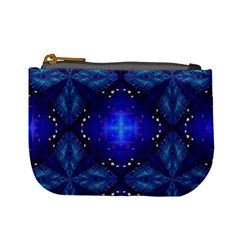 Blue Ornate Mini Coin Purse by Dazzleway