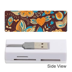 Butterfly And Flowers Memory Card Reader (stick) by goljakoff