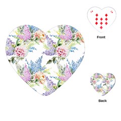 Flowers Playing Cards Single Design (heart) by goljakoff